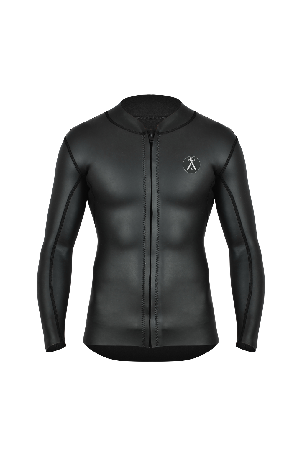 SURF Wetsuit TOP | Mens 1.5mm Neoprene Surfing Jacket | Long Sleeve-Front Zipper Vest | Wet Suit |