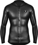 SURF Wetsuit TOP | Mens 1.5mm Neoprene Surfing Jacket | Long Sleeve-Front Zipper Vest | Wet Suit |