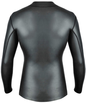 SURF Wetsuit TOP | Mens 1.5mm Neoprene Surfing Jacket | Long Sleeve-Front Zipper Vest | Wet Suit |