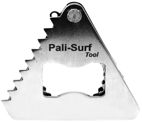 SURF KEYCHAIN Multi Tool | Fin Key | Wax Comb | Wax Scraper | Bottle Opener | Screwdriver |