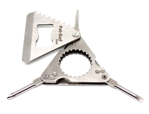 Surf Tool | Fin Key | Wax Comb | Wax Scraper | Bottle Opener | Keychain | Multi-Tool 